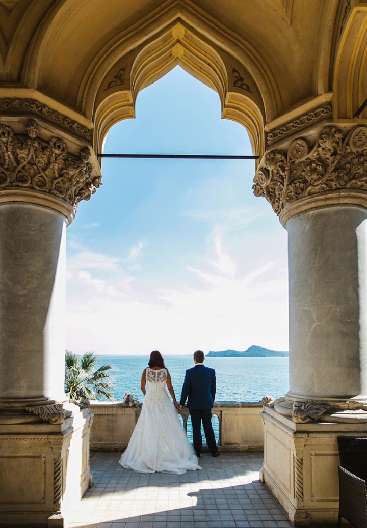 Chantel & Stephen elope on lake garda